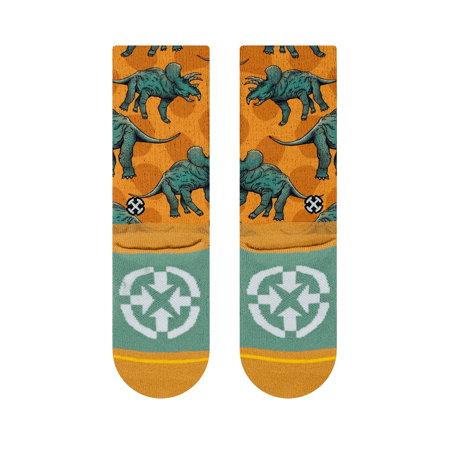 Colby Phillips Triceratops Youth Crew Socks