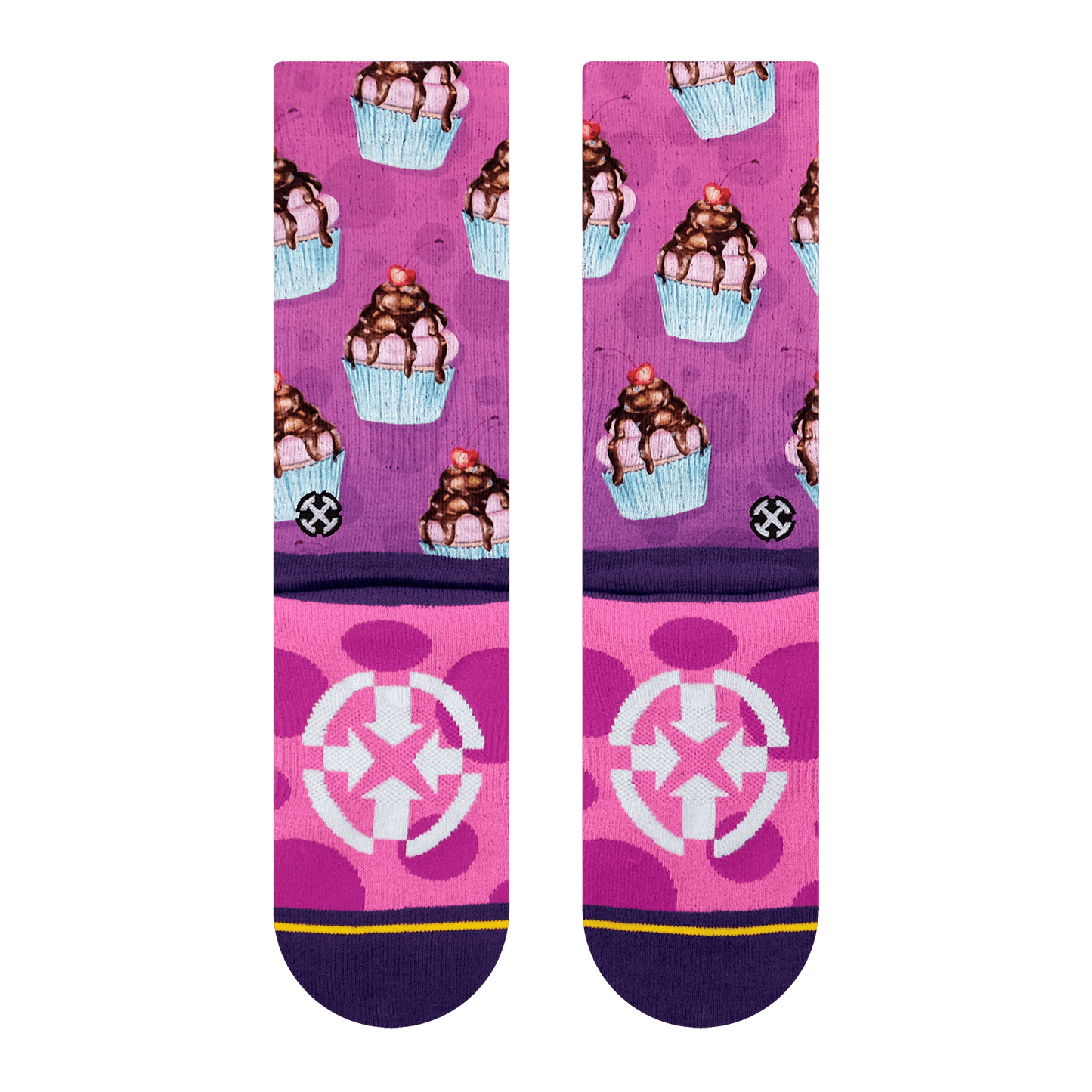 Cupcake Crew Socks With Art By Hanna Minck