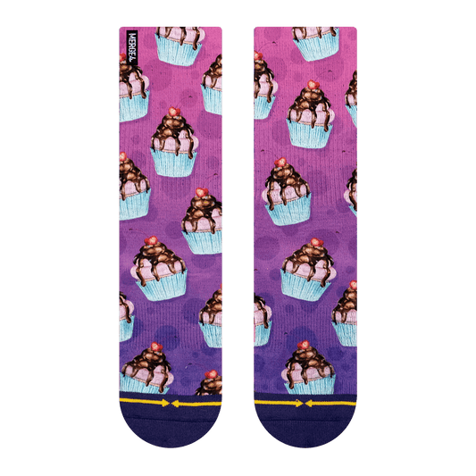 Cupcake Crew Socks With Art By Hanna Minck