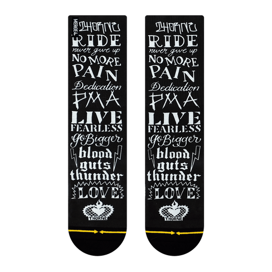 Rick Thorne Stay Rad Mid Length Socks