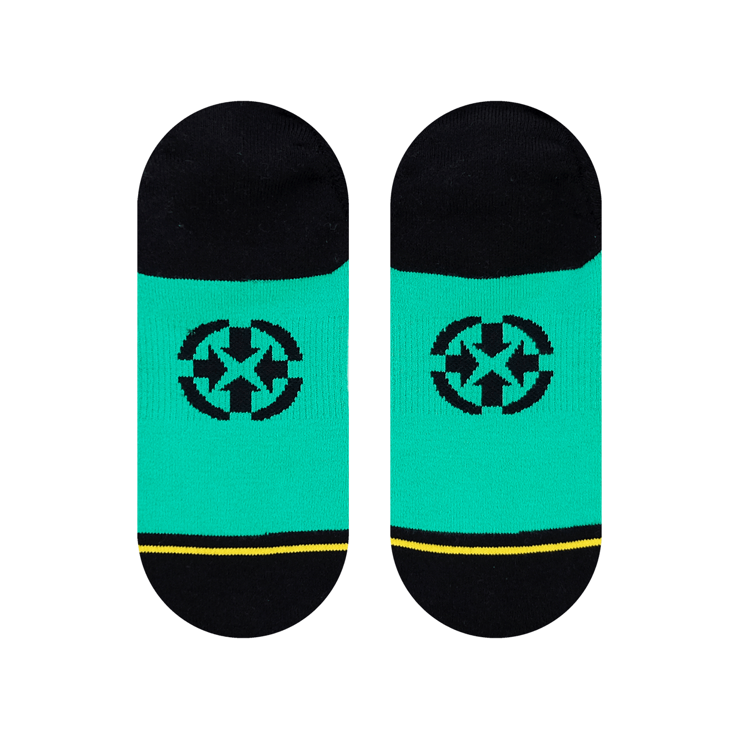 Coral Reef No Show Socks With Art By Caia Koopman