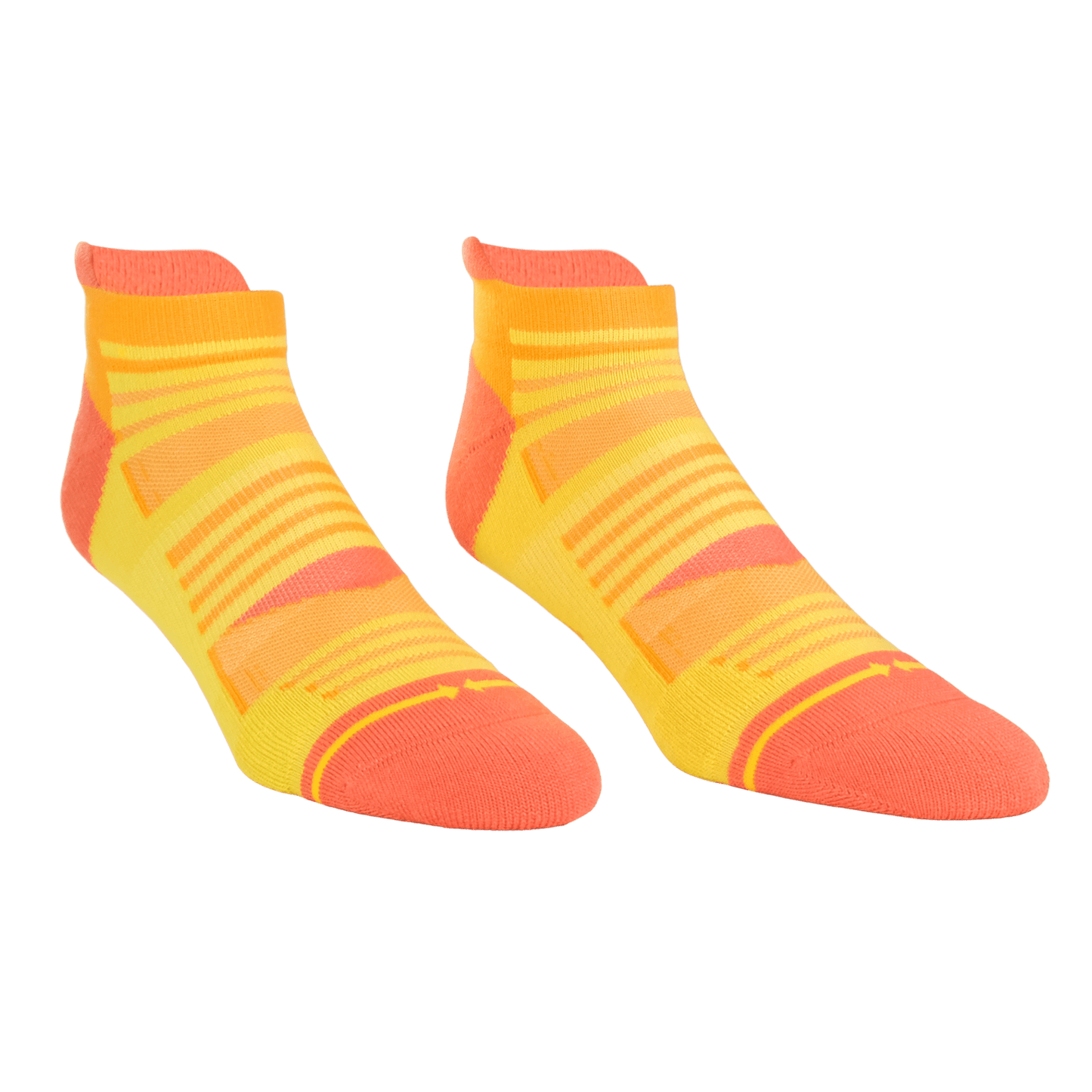 Action Orange Ankle Socks