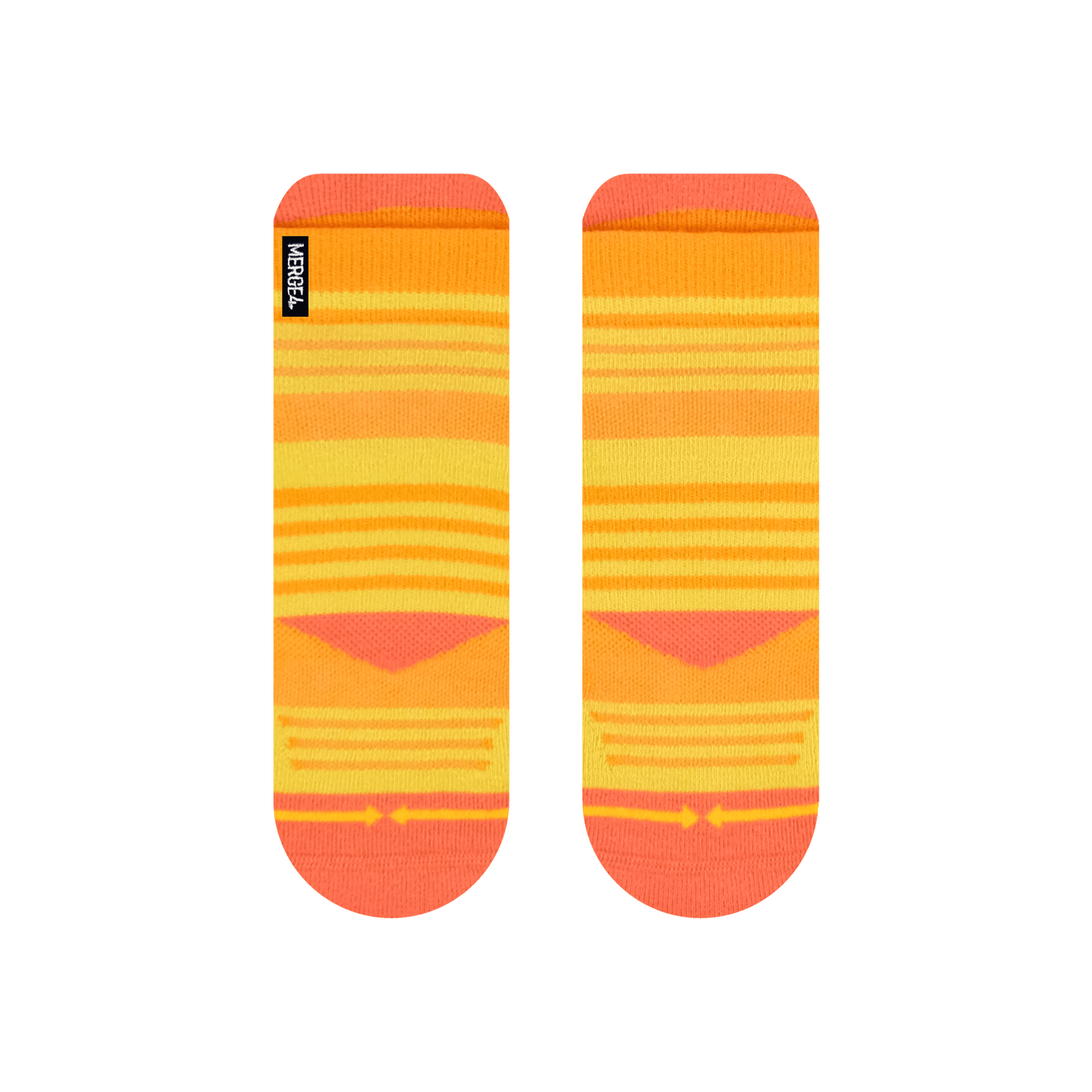 Action Orange Ankle Socks