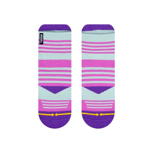 Action Purple Ankle Sock
