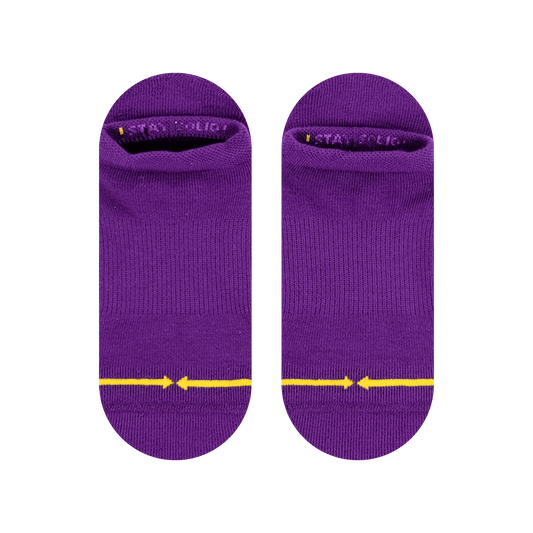 REPREVE® Purple No Show Socks