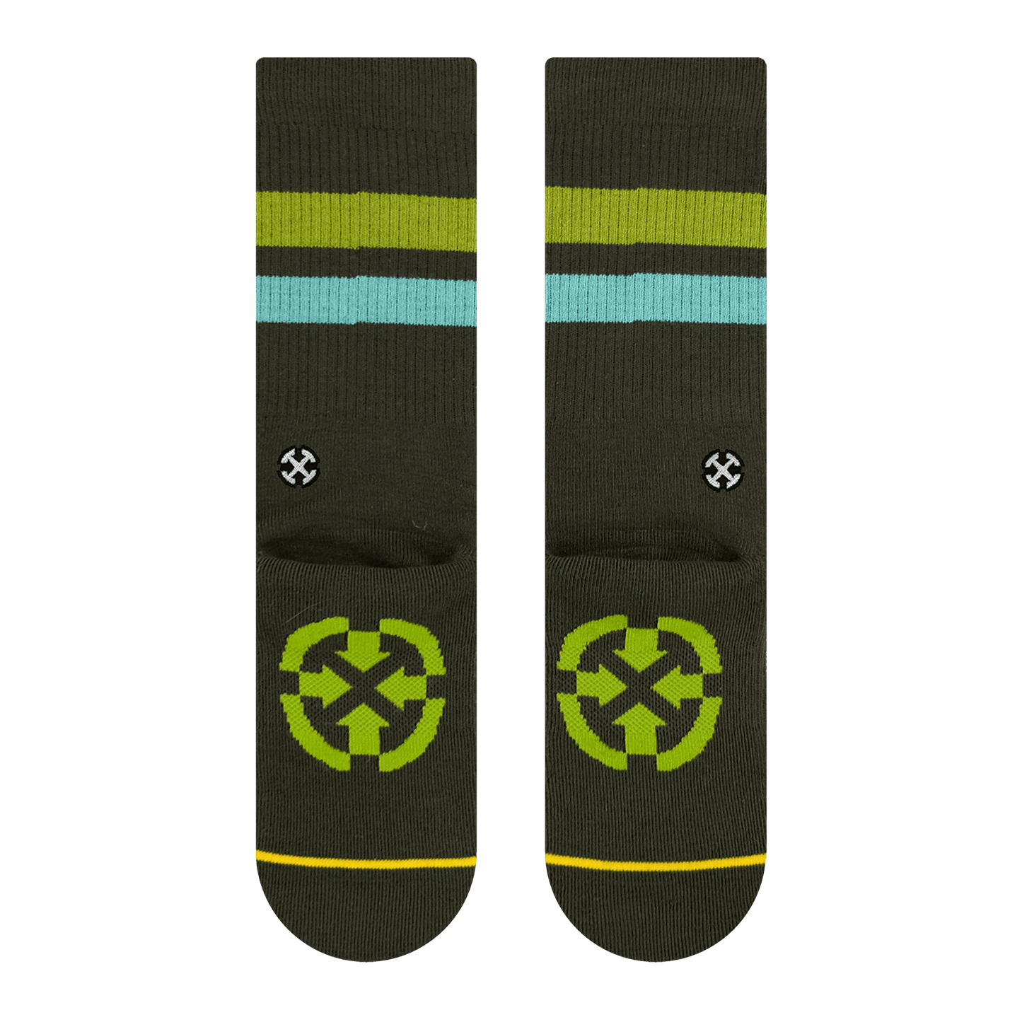 REPREVE® Subtle Moss Crew Socks