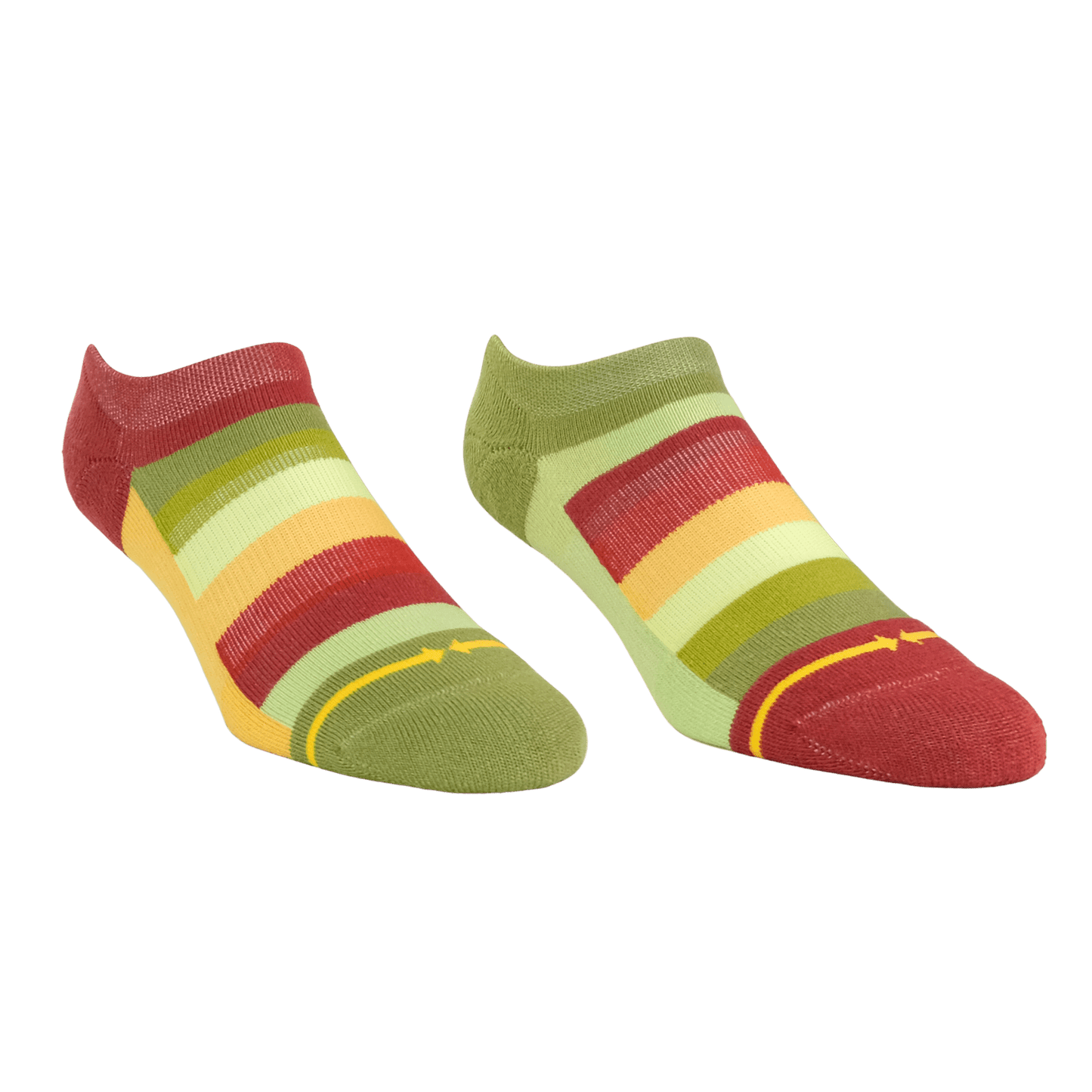 Sunflower Stripes Organic Cotton No Show Socks