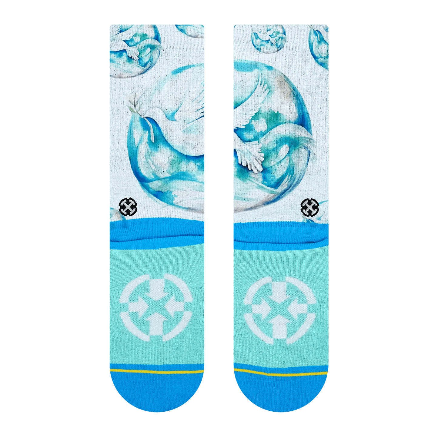 Maia Negre Dove Crew Sock
