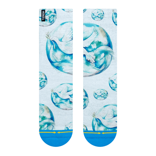 Maia Negre Dove Crew Sock