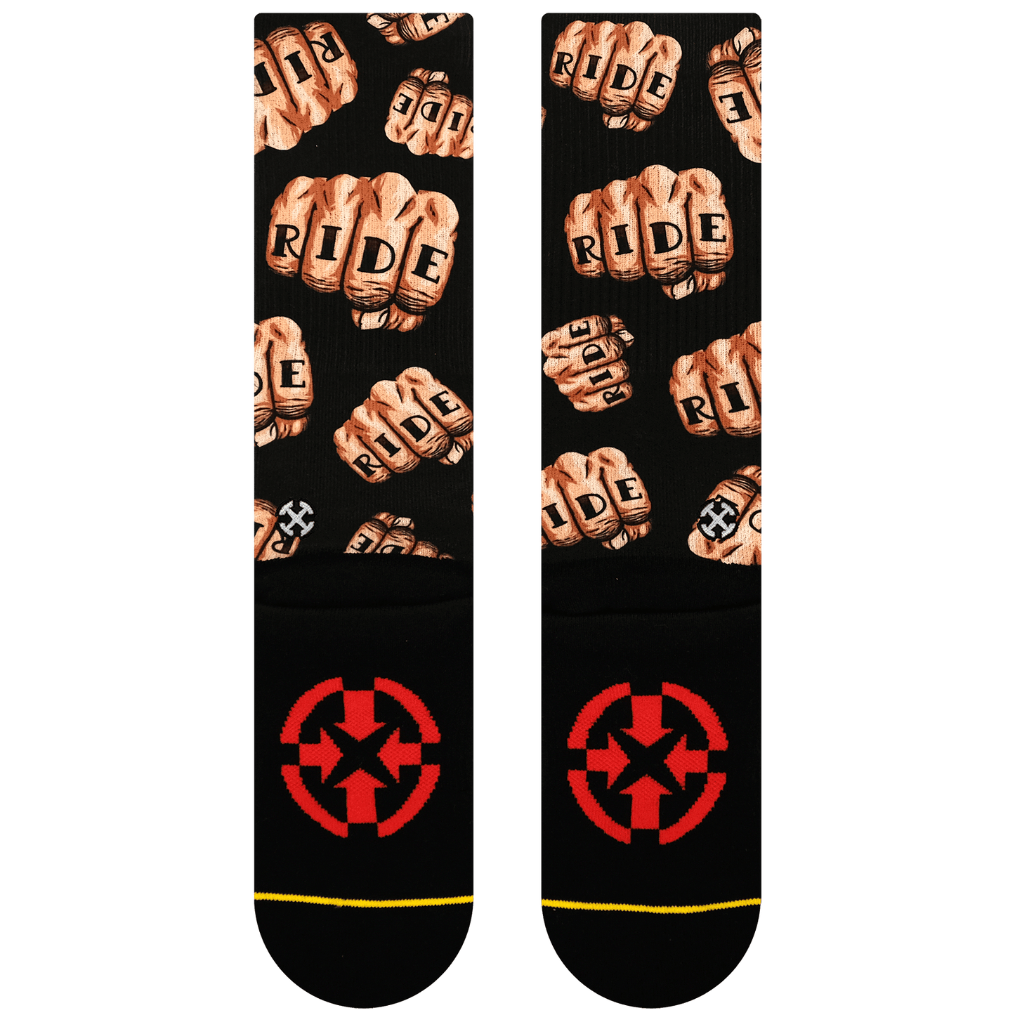 Rick Thorne Fist Bump Mid Length Socks