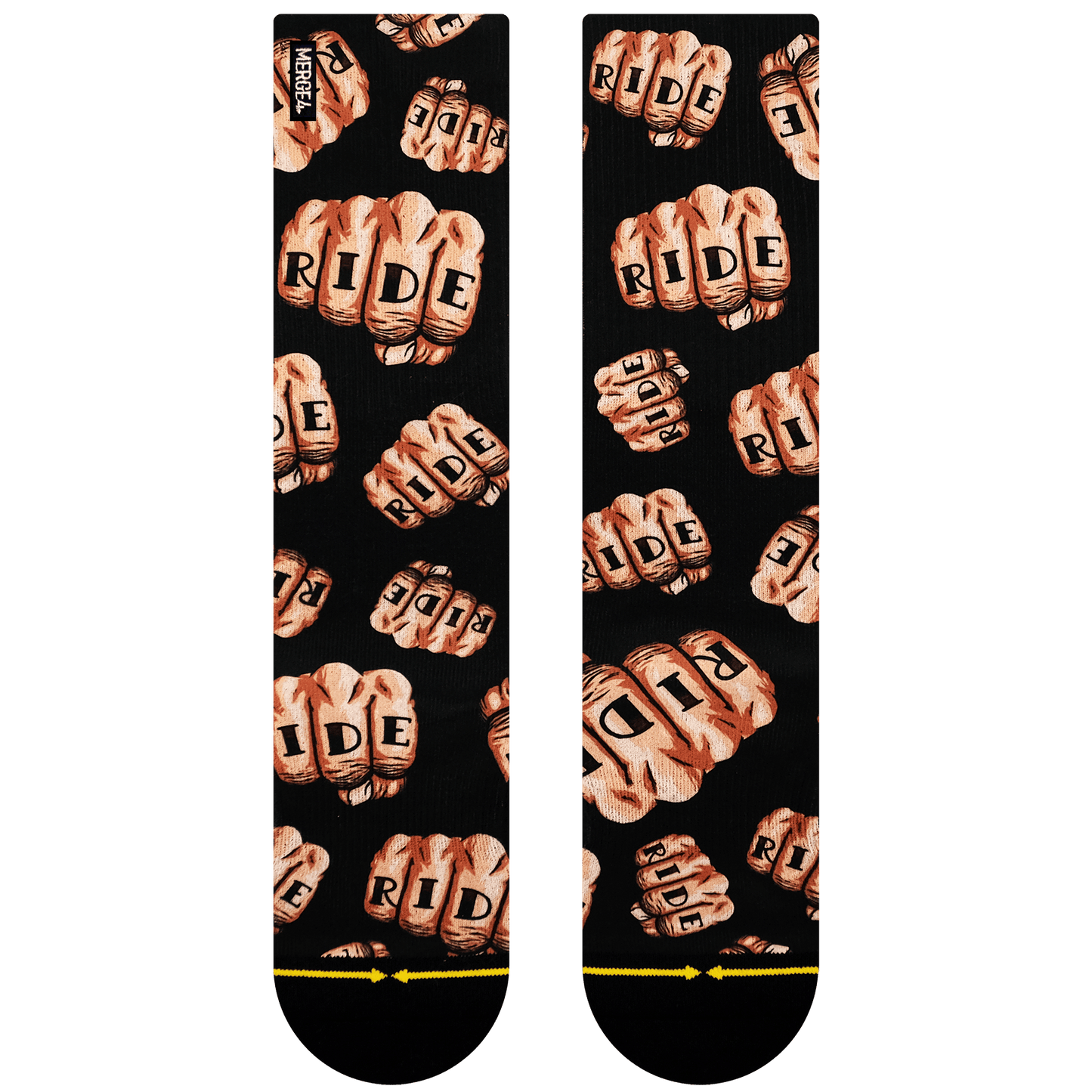 Rick Thorne Fist Bump Mid Length Socks