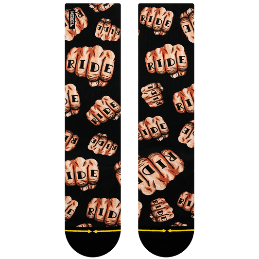 Rick Thorne Fist Bump Mid Length Socks