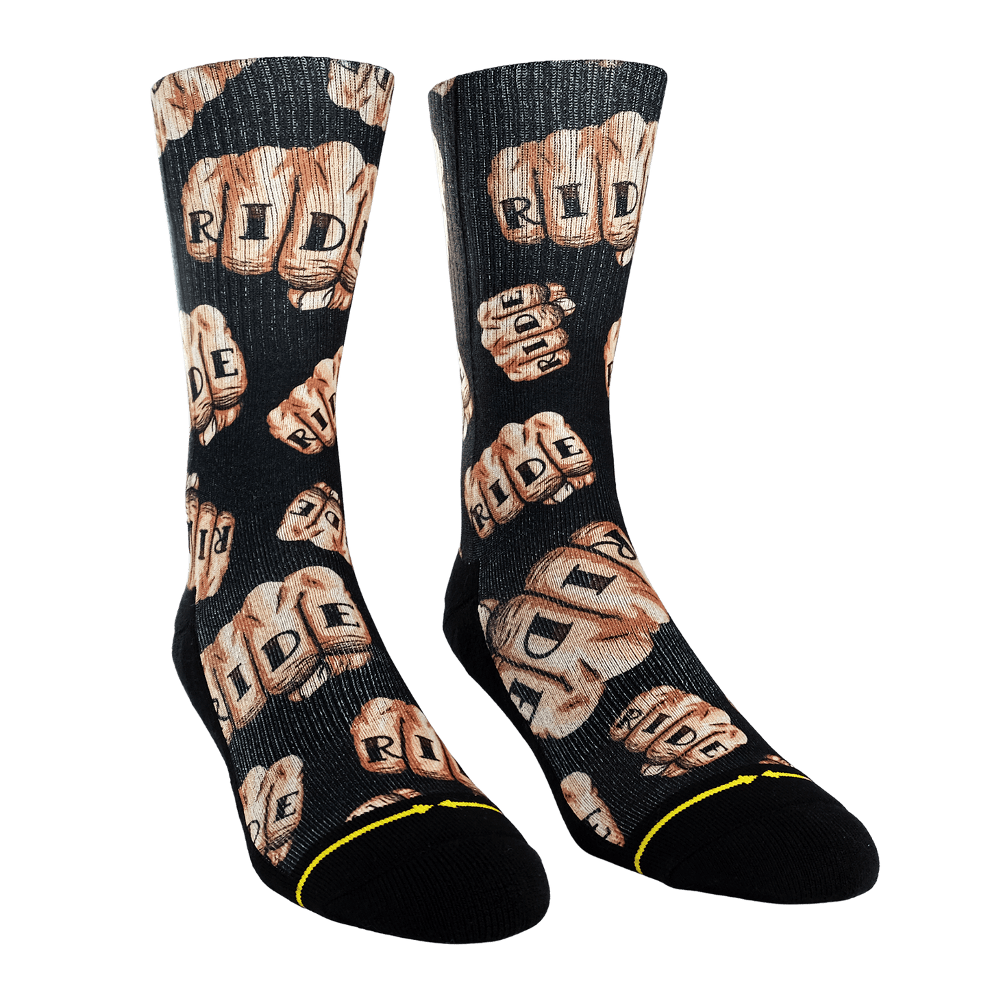Rick Thorne Fist Bump Mid Length Socks