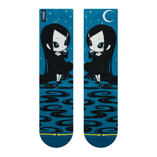 Ryo Taniguchi Girl of the Dark Night Crew Socks