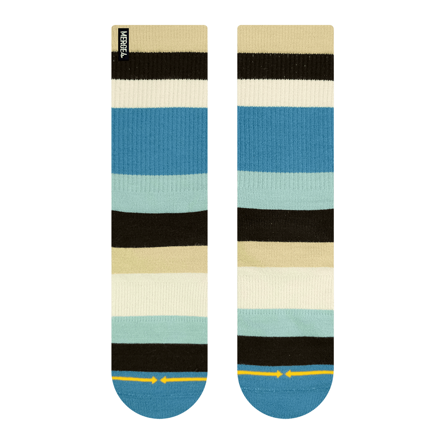 Spidey Seashore Bamboo Stripes Crew Socks