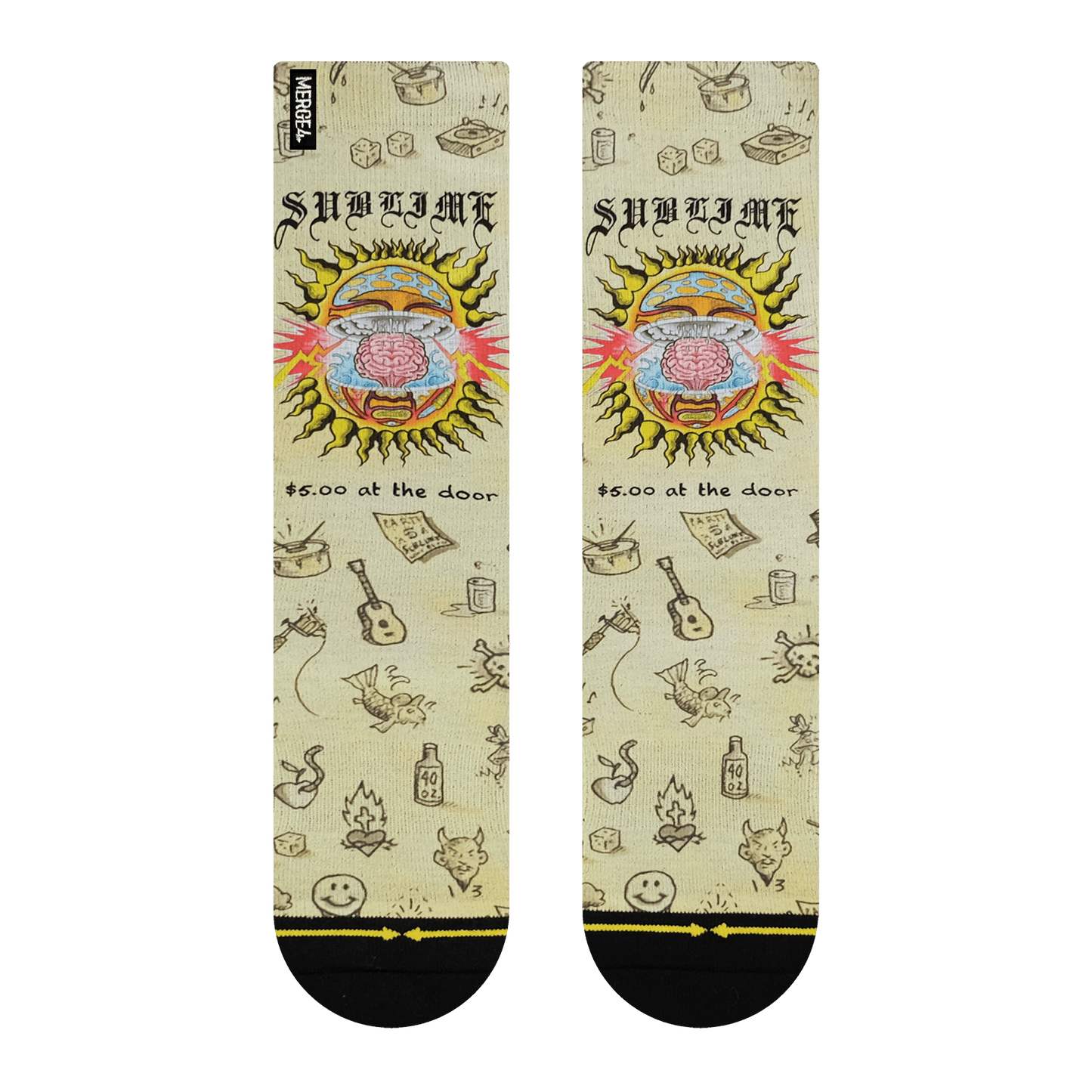 Sublime Mind Blown Tall Socks