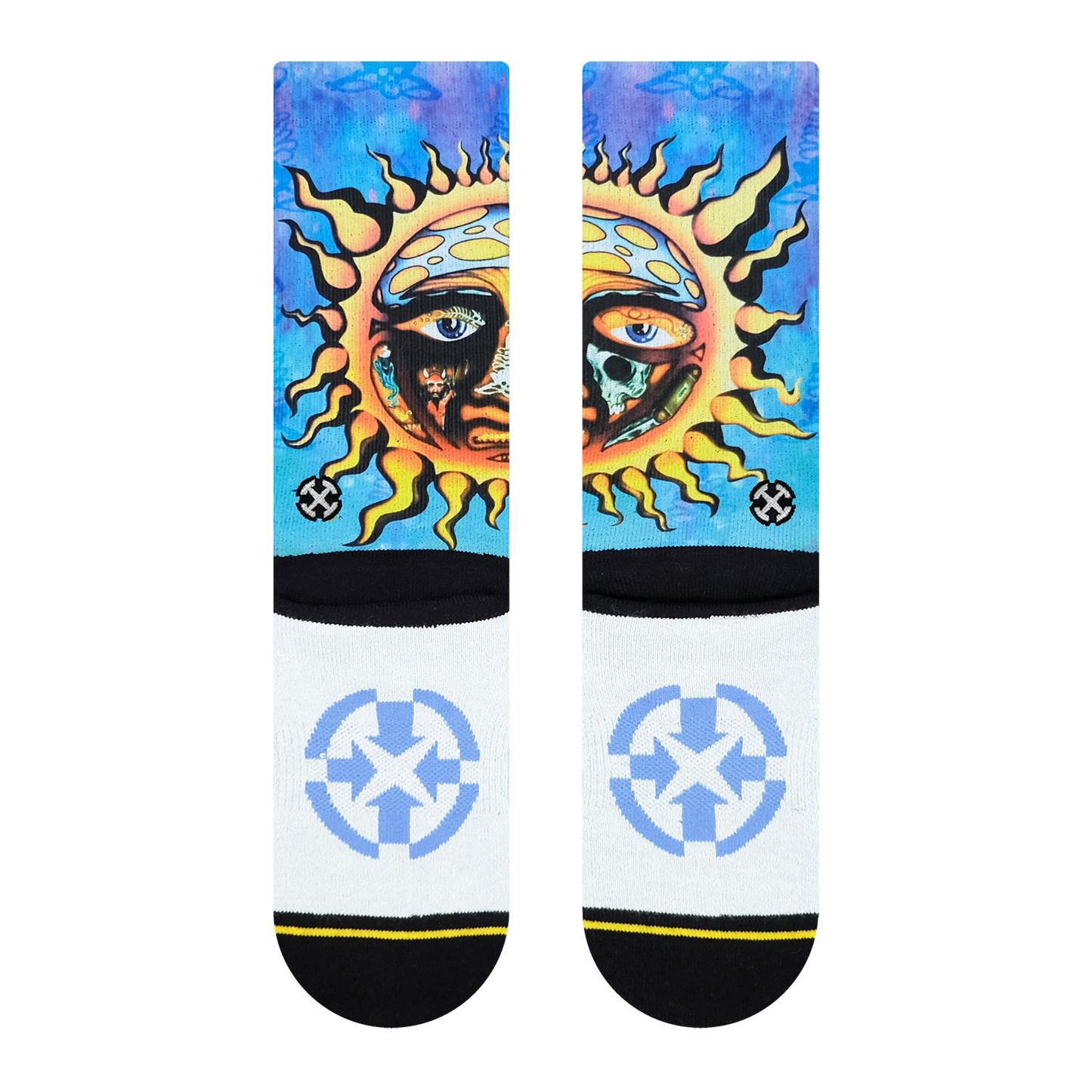Sublime Blue Sun Album Cover Crew Socks By Sublime