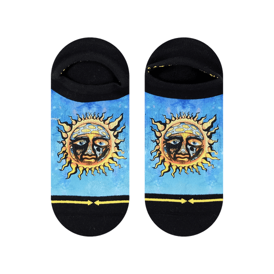 Sublime Sun Blue No Show Socks