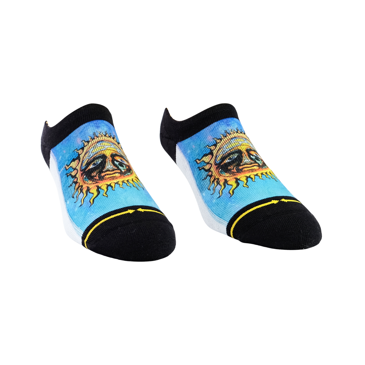 Sublime Sun Blue No Show Socks