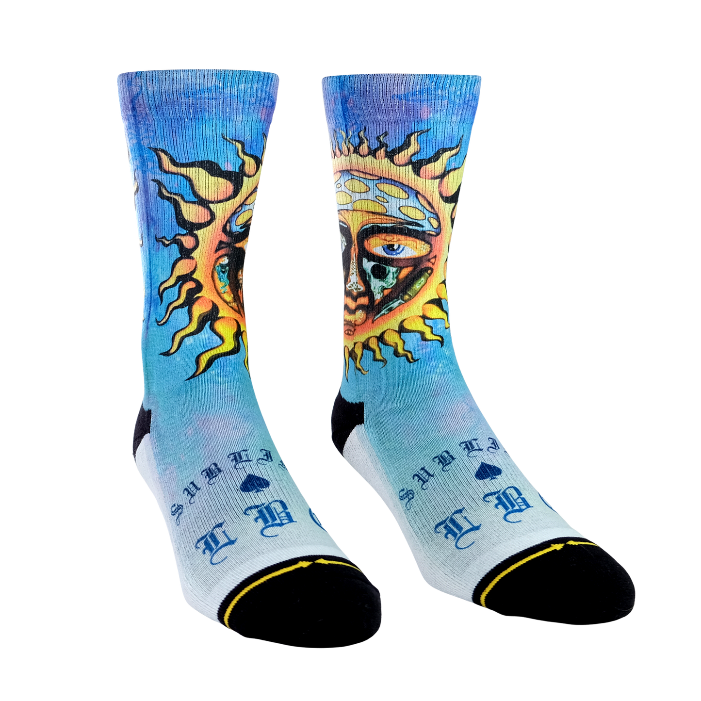 Sublime Blue Sun Album Cover Crew Socks By Sublime