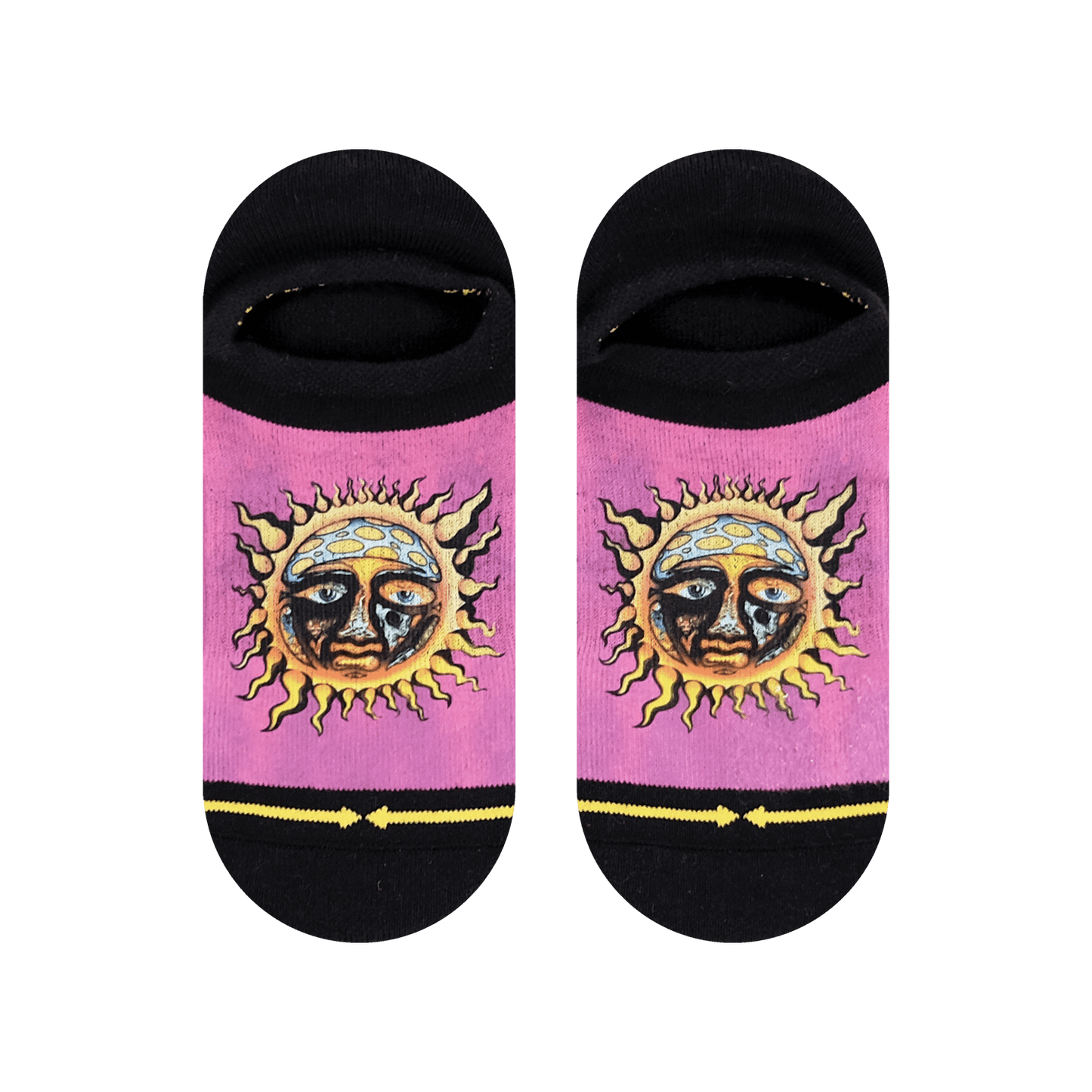 Sublime Sun Pink No Show Socks