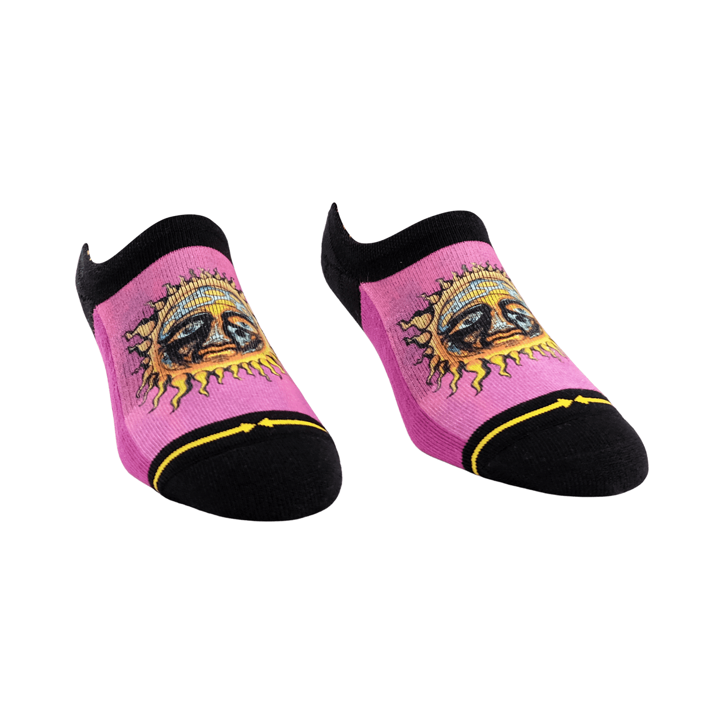 Sublime Sun Pink No Show Socks