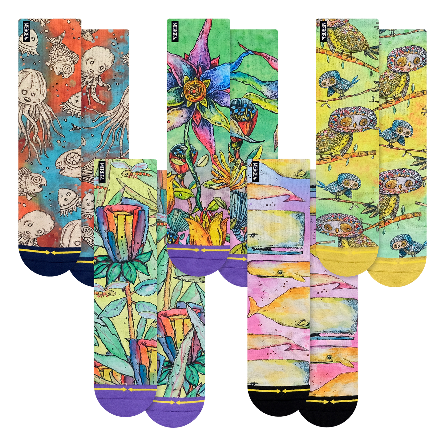 Bad Otis Link Crew Sock 5 Pack