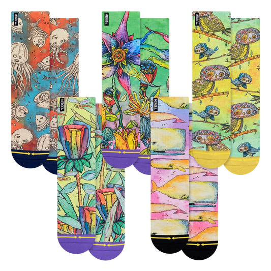 Bad Otis Link Crew Sock 5 Pack