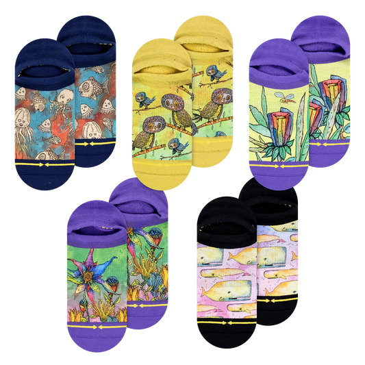 Bad Otis Link No Show Sock 5 Pack