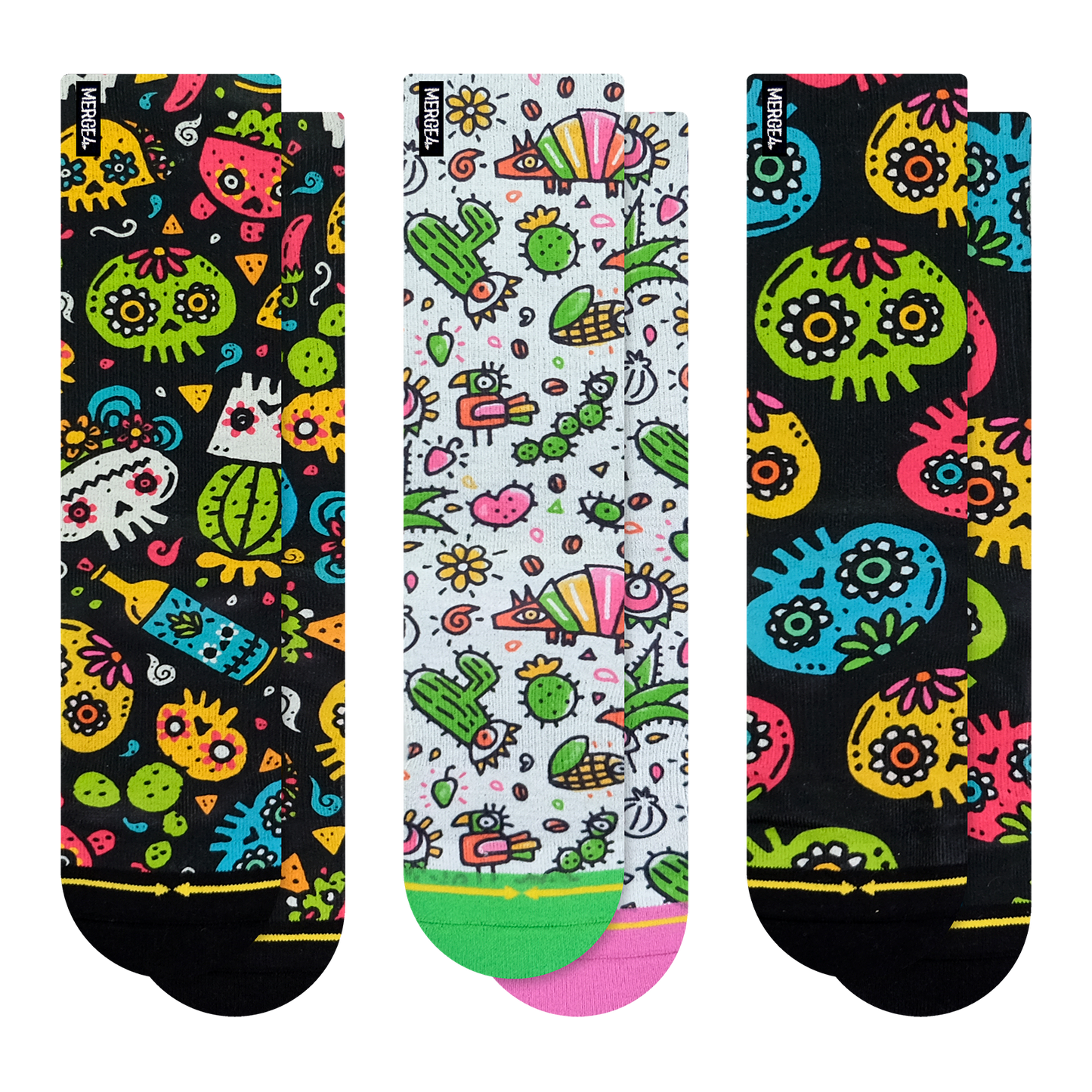 Walmazan Crew Socks 3 Pack