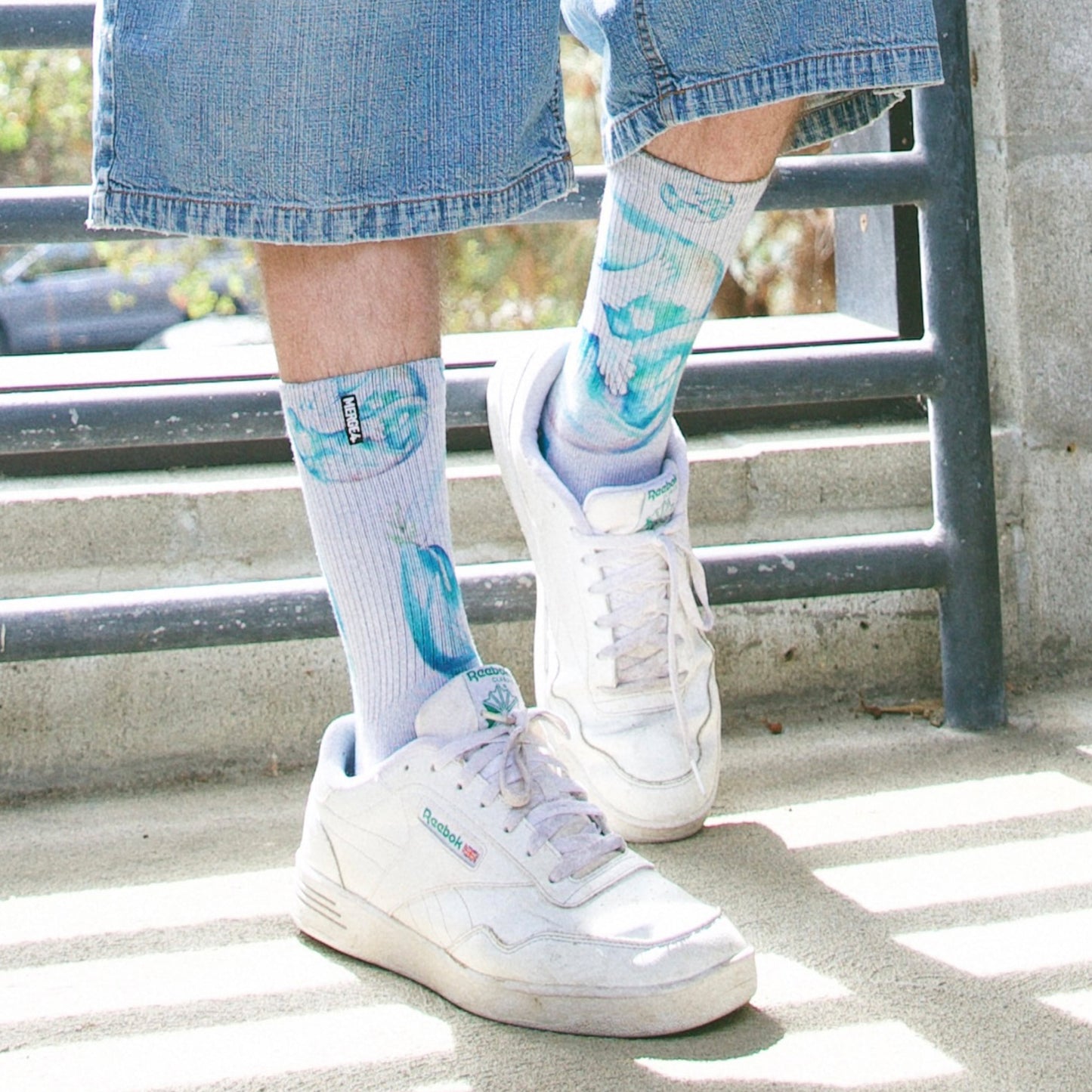 Maia Negre Dove Crew Sock