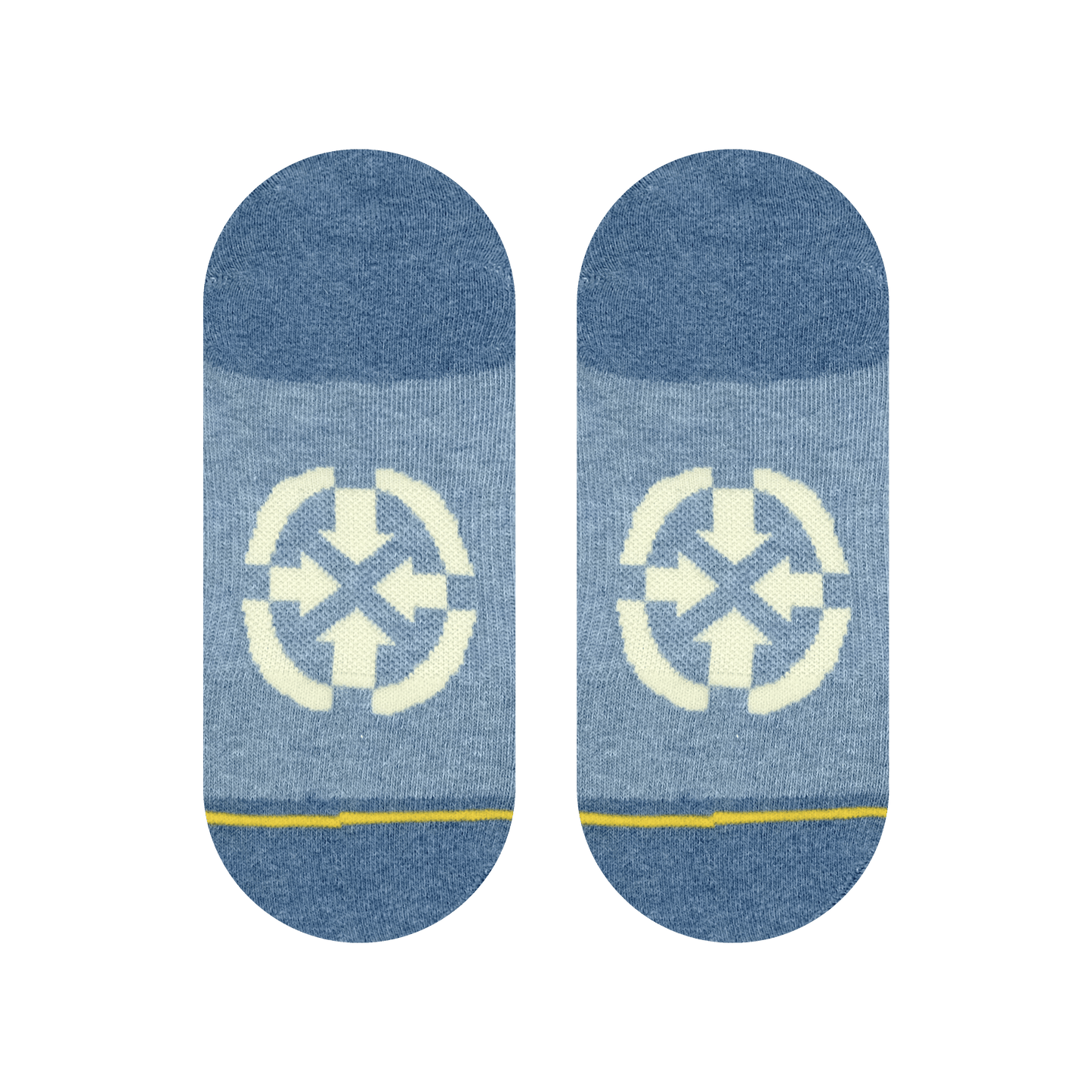 Plant-Based Dye No Show Socks 3-Pack