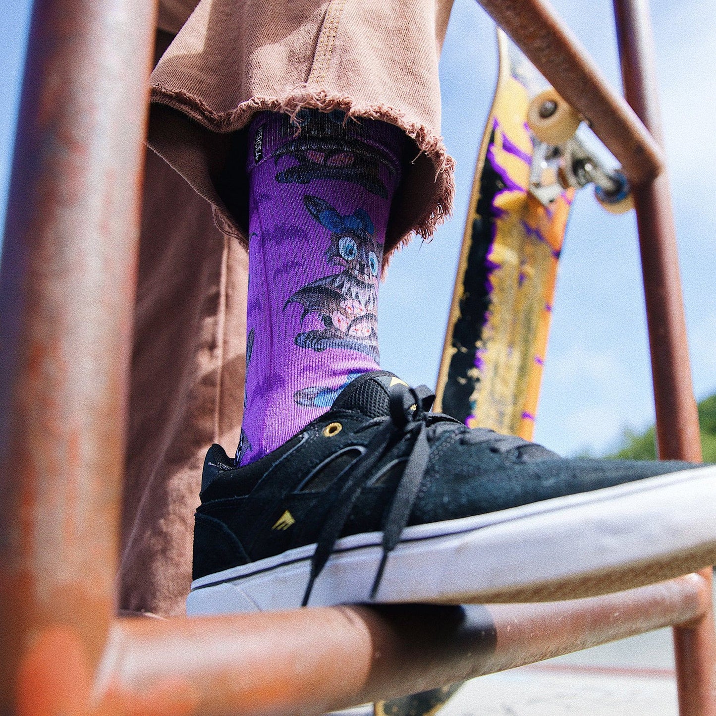 Minna Stess Sockturnal Crew Socks
