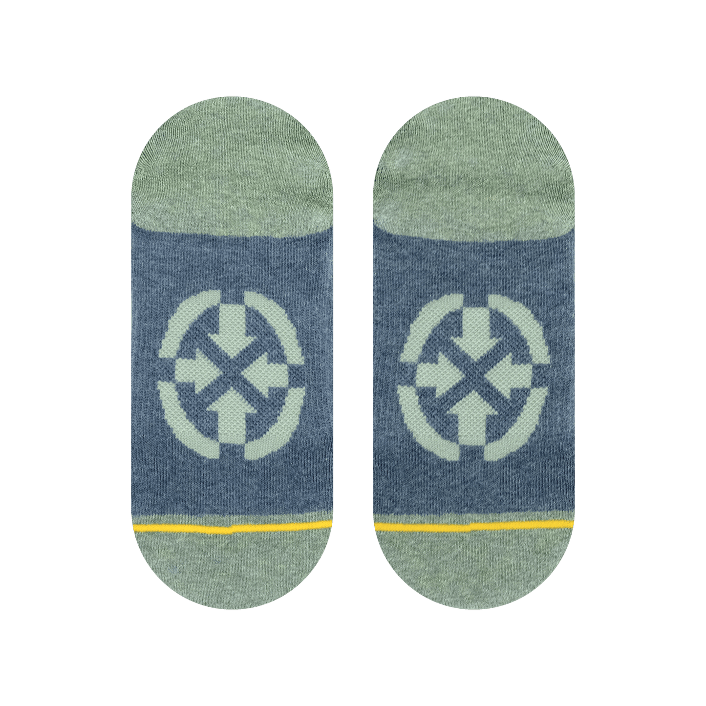 Plant-Based Dye No Show Socks 3-Pack