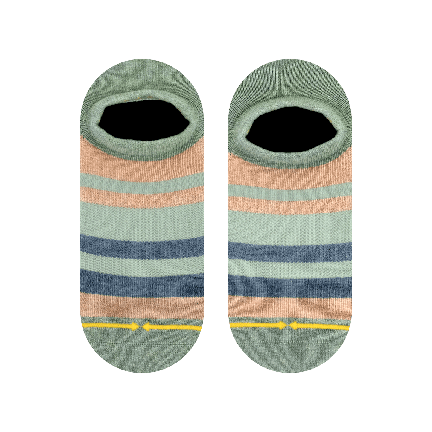 Morning Citrus Plant-Based Dye No Show Socks