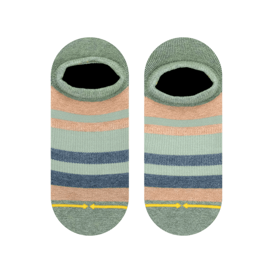 Morning Citrus Plant-Based Dye No Show Socks