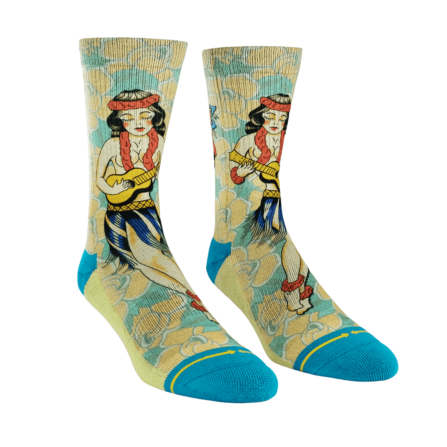 Richard Kirby Hula Crew Socks