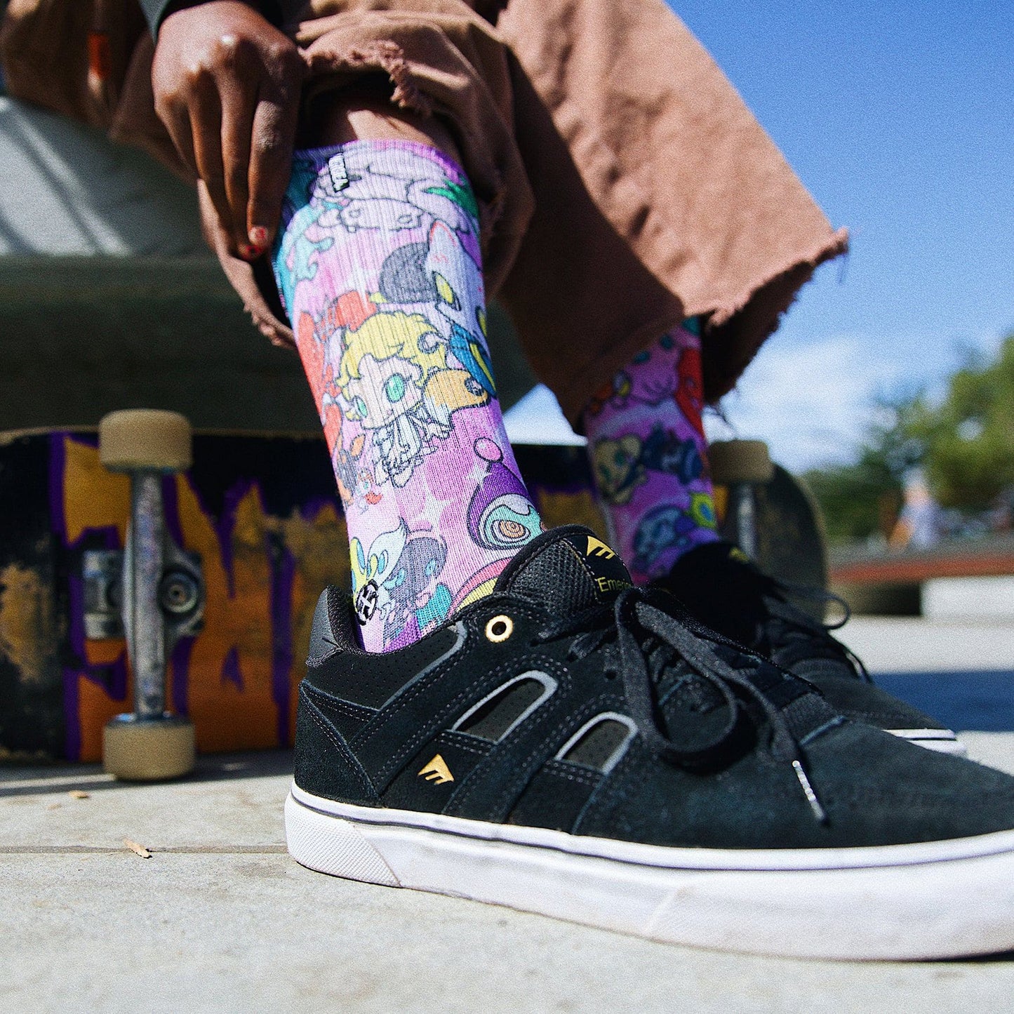 Ryo Taniguchi Friends Crew Socks