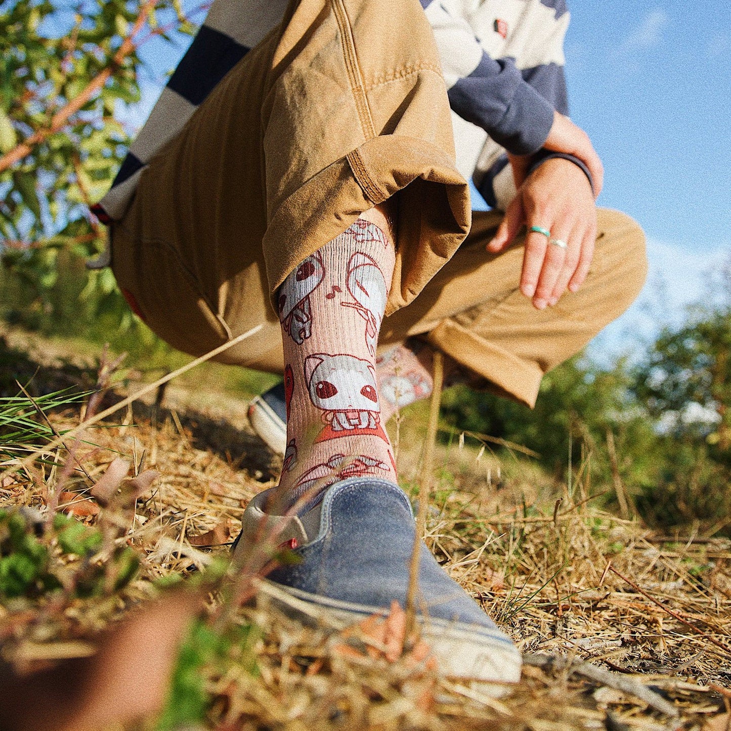 Cute Kitties MERGE4 Crew Socks With Art By Ryo Taniguchi