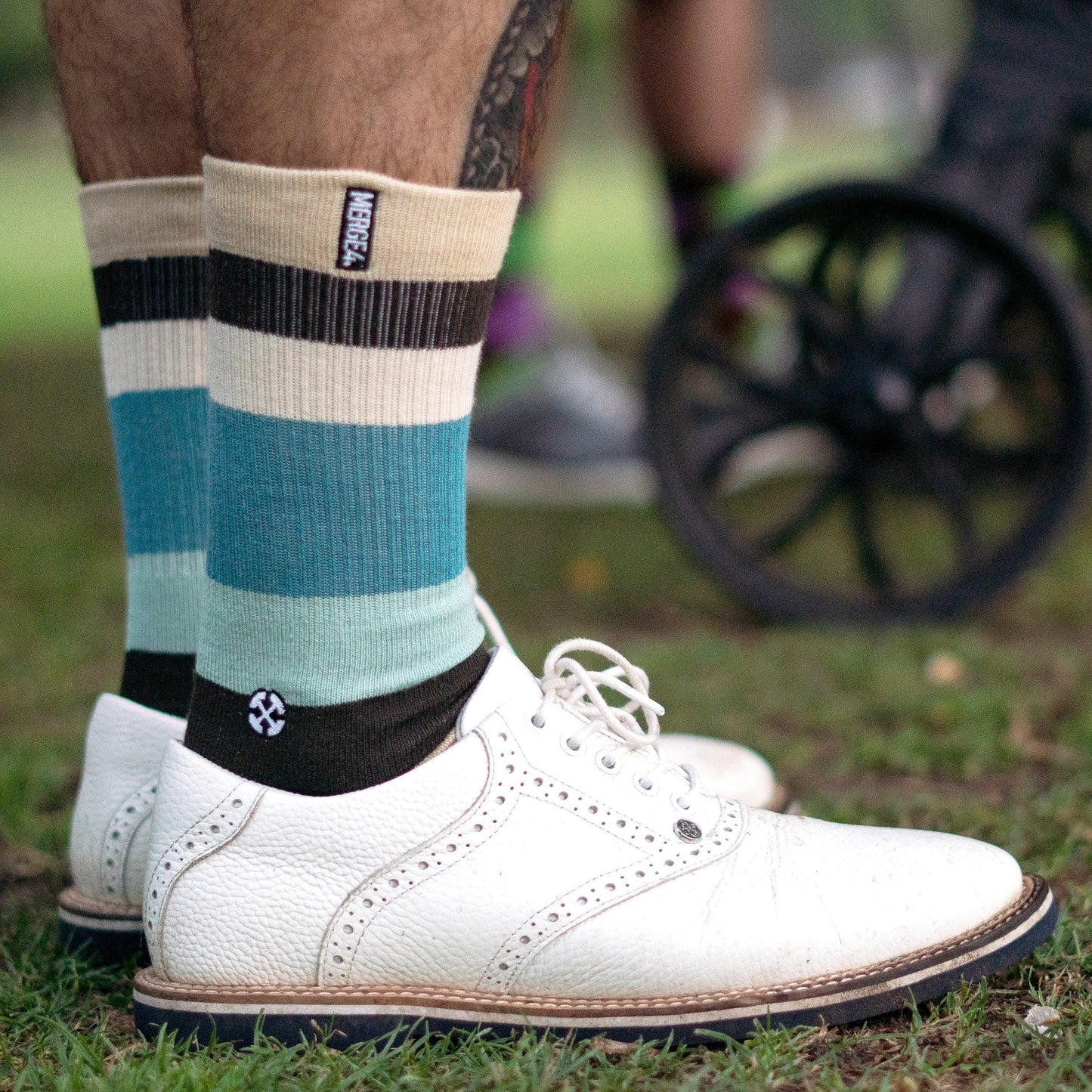 Spidey Seashore Bamboo Stripes Crew Socks