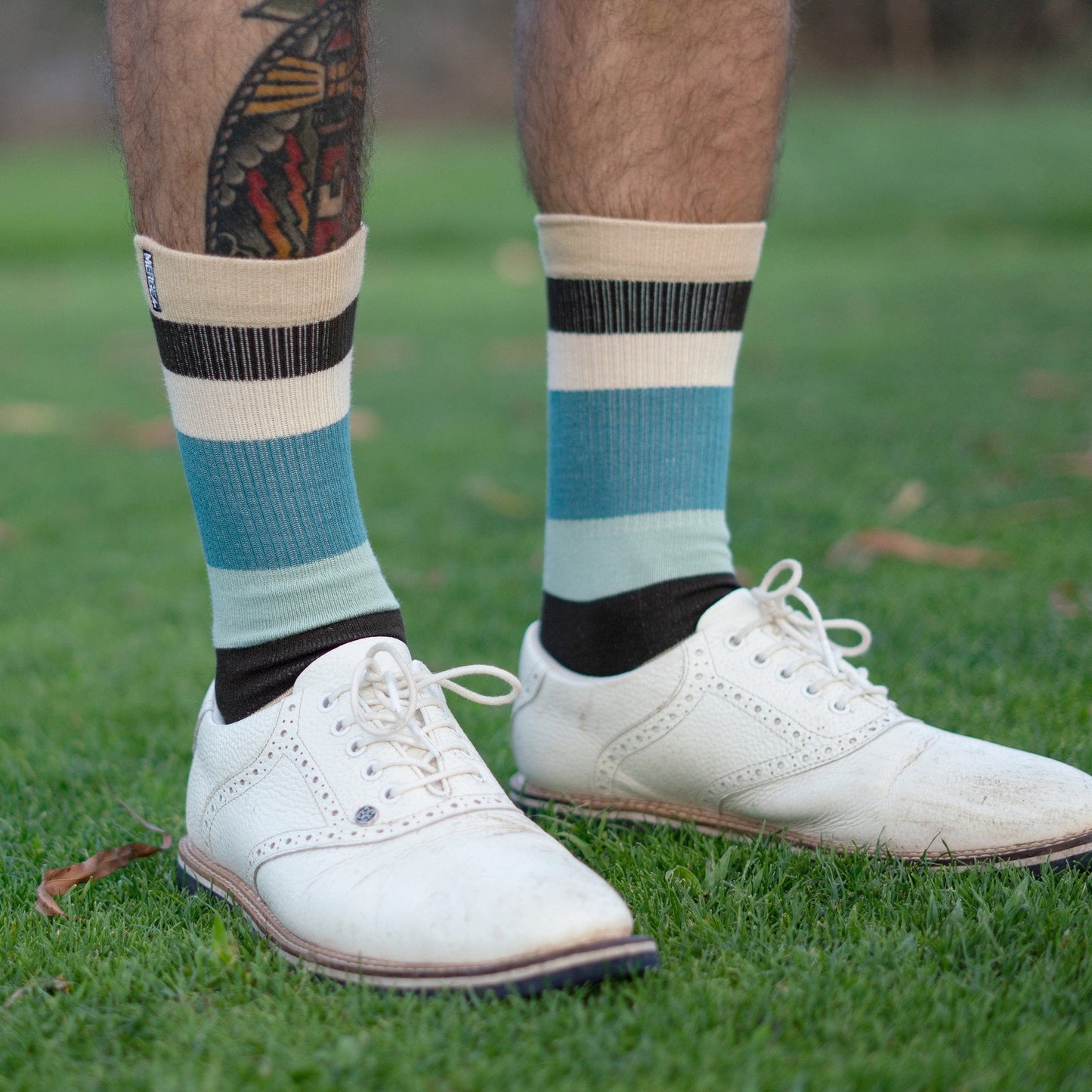 Spidey Seashore Bamboo Stripes Crew Socks