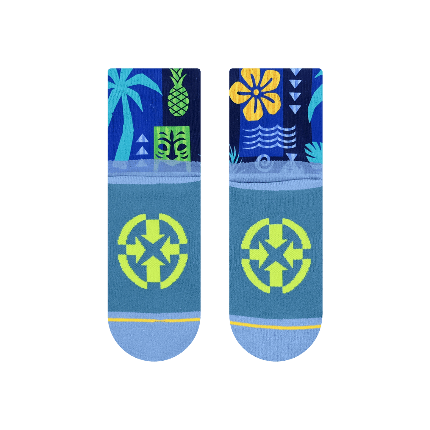 Aloha Ahiahi Quarter Crew Socks By MERGE4