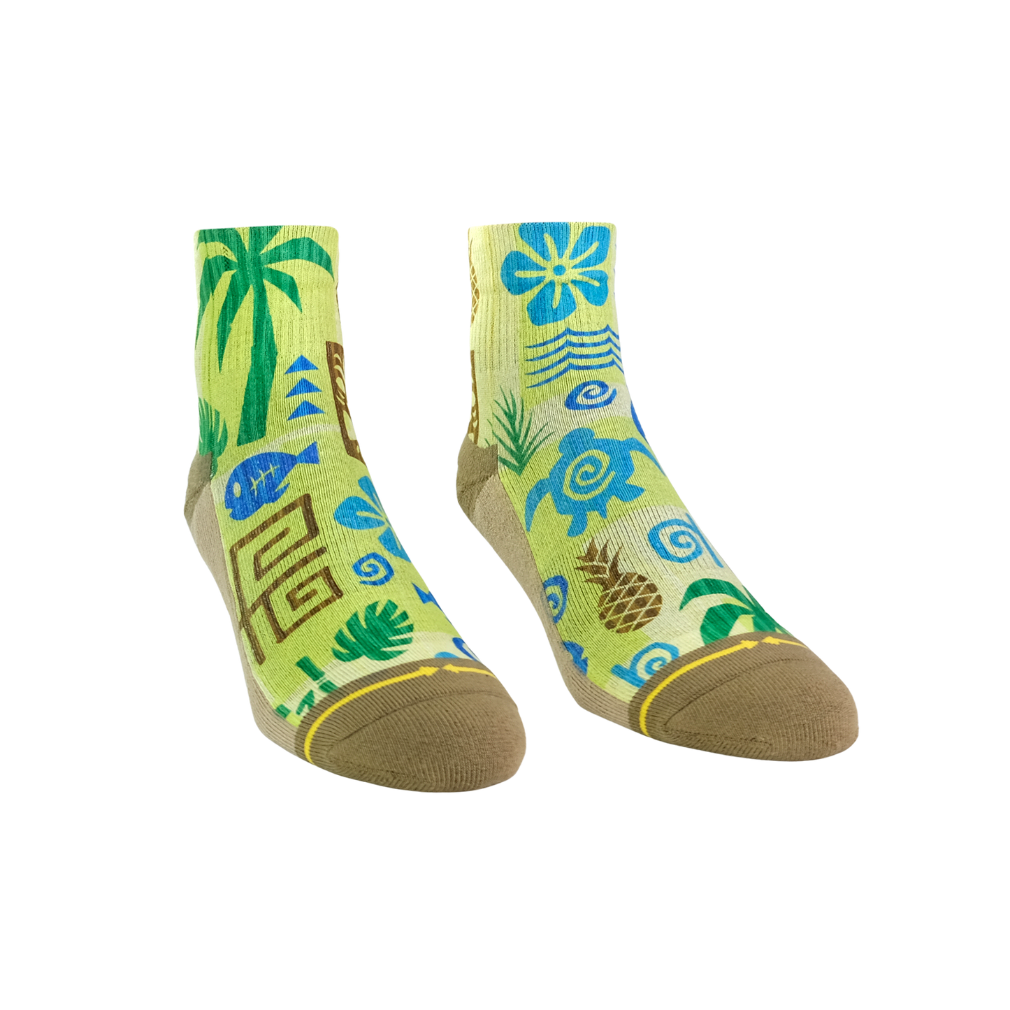 Aloha Kakahiaka Quarter Crew Socks By MERGE4