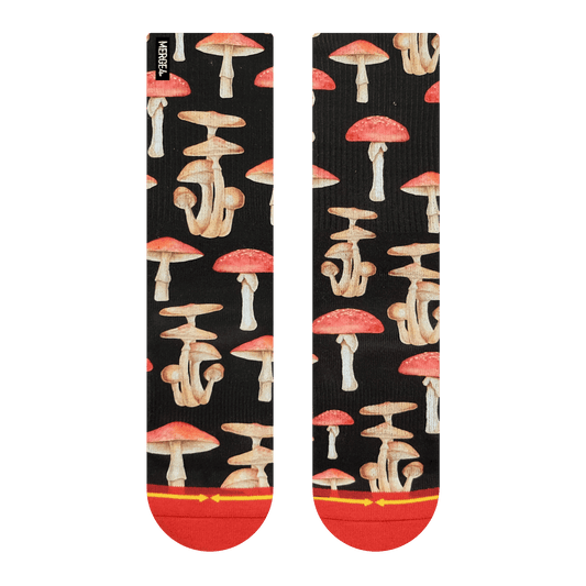 Mushrooms Crew Socks With Art By Hanna Minck
