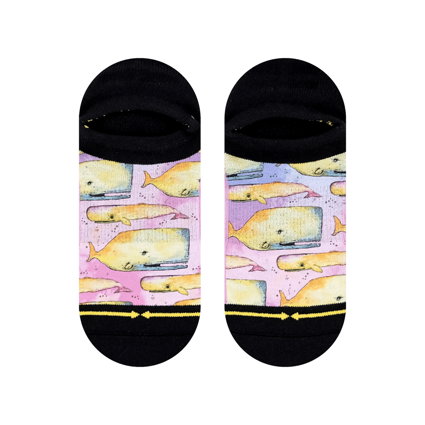 Whale No Show Socks With Art By Bad Otis Link