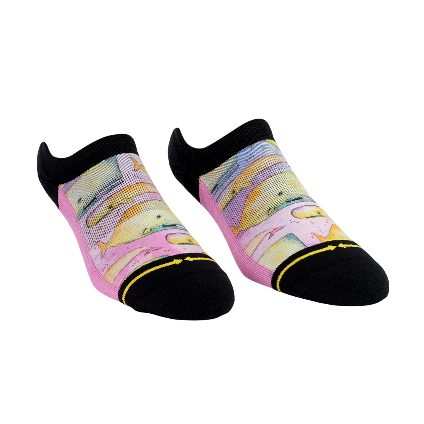 Whale No Show Socks With Art By Bad Otis Link