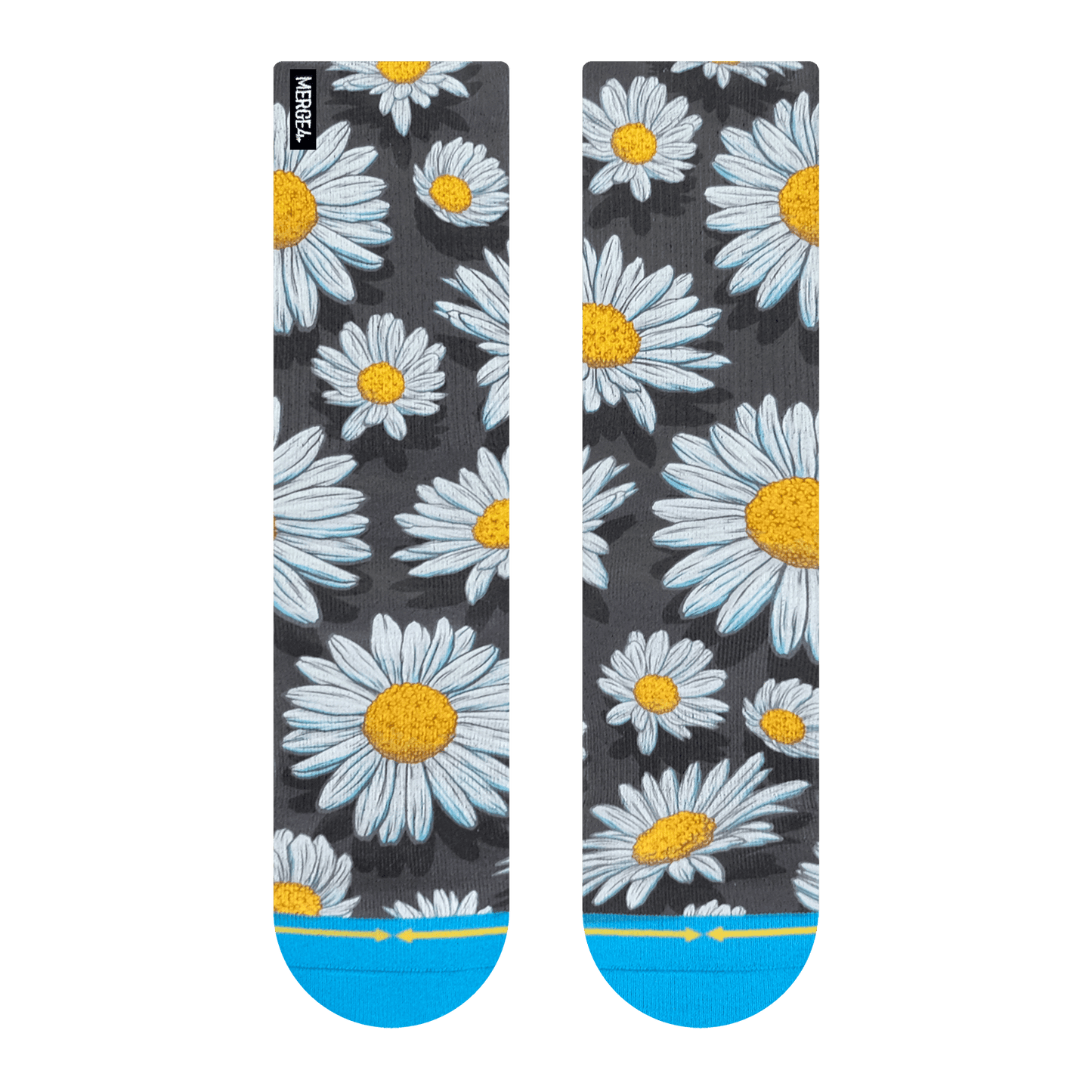 Spring Daisies Crew Socks Art By Slogan