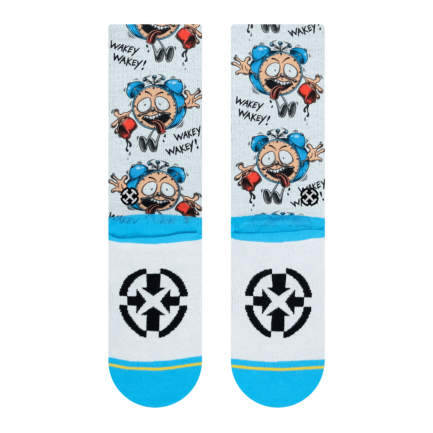 Wakey Wakey Skate Socks Art By Steve Caballero