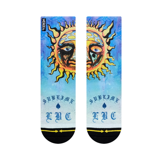 Sublime Sun Blue Youth Crew Socks