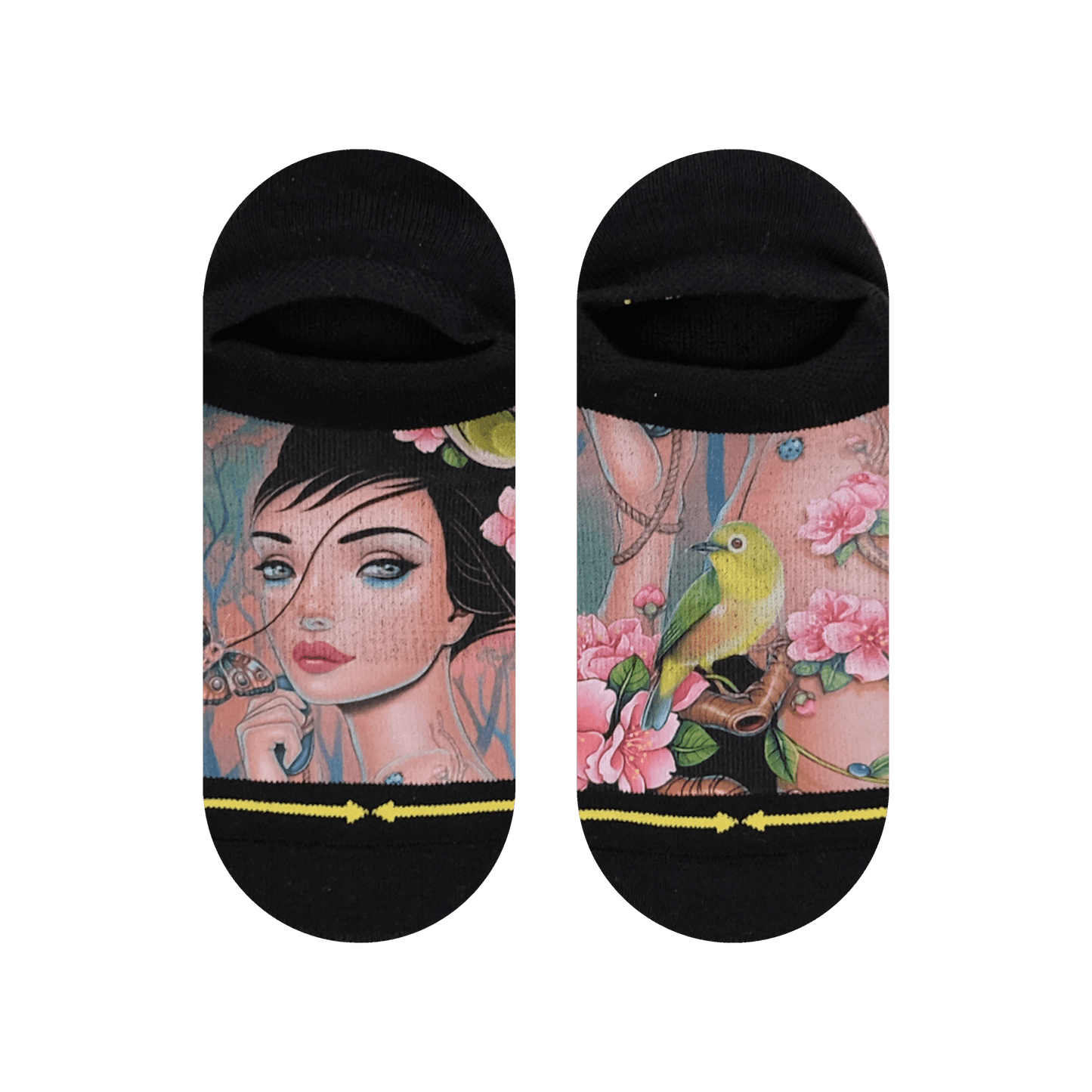 Umijoo Cherry Lane No Show Socks